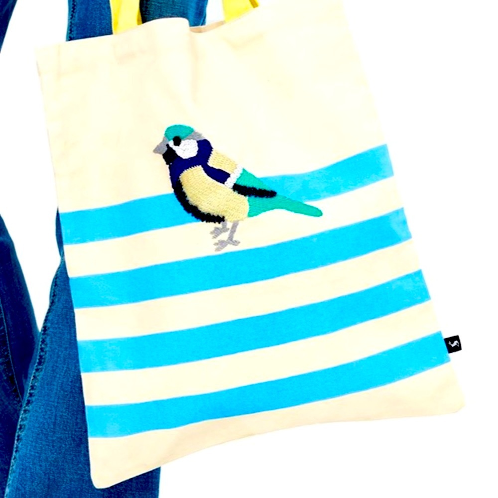 Joules-Blue Bird Tote